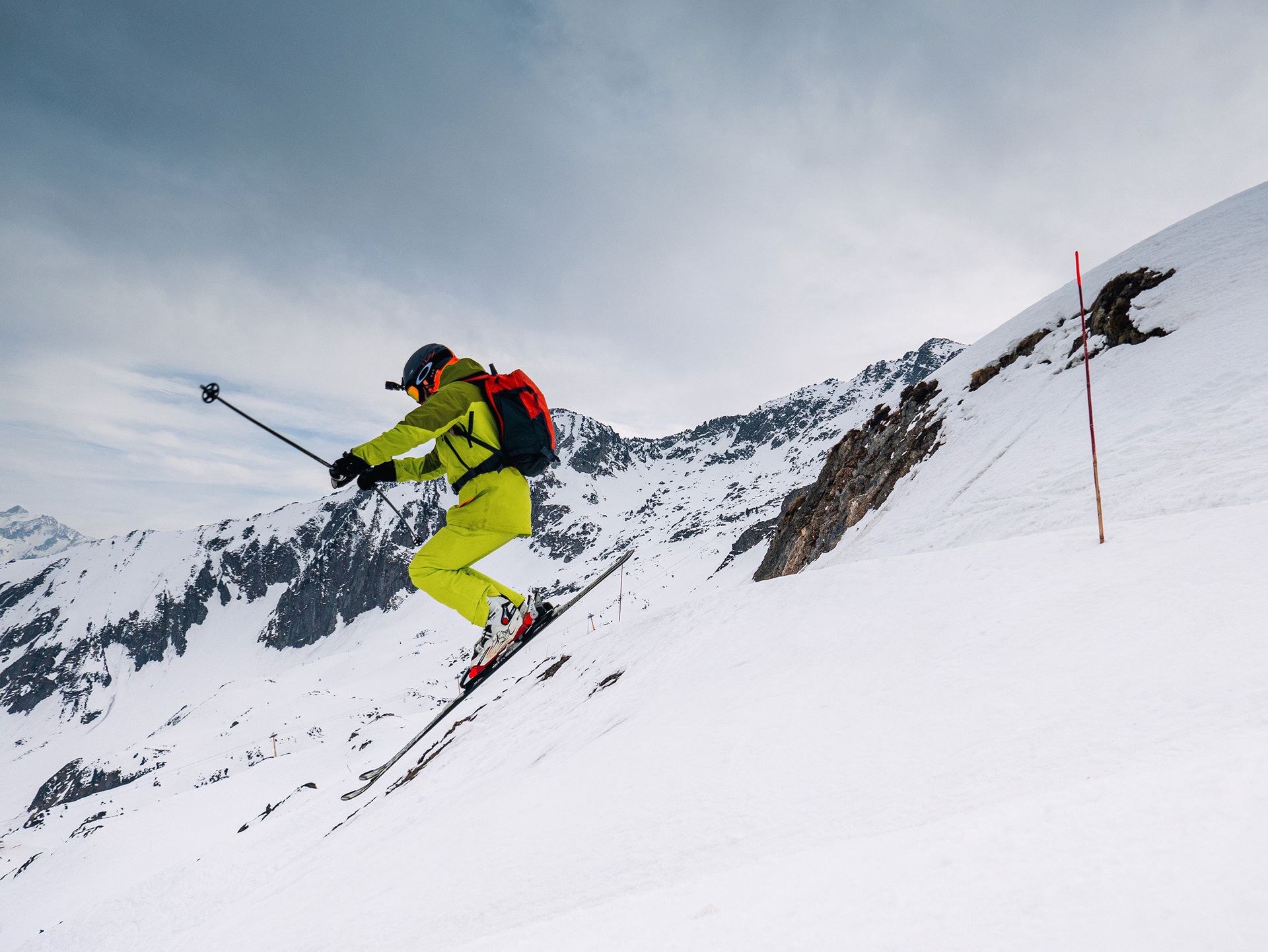 Esquiador en Luz Ardident