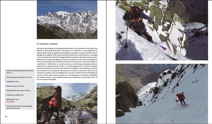 Libro rutas de Gredos con esquís