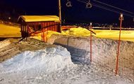 Una estación noruega coloca vallas anti-novatos en su snowpark