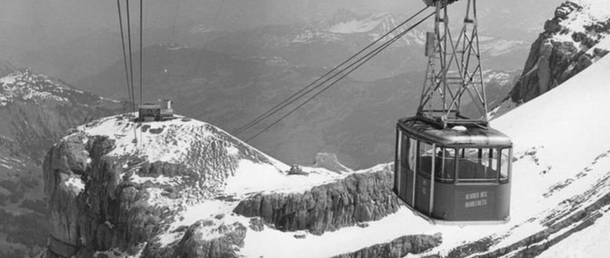 El teleférico del Glacier 3000 cumple su medio siglo de vida