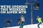 Aspen vuelve a abrir un fin de semana mas