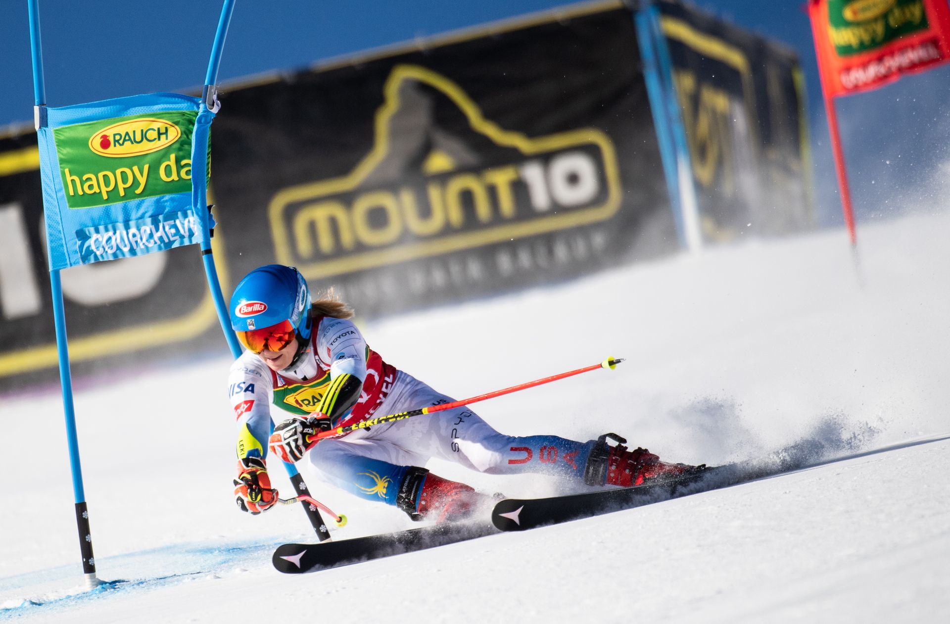Las tres ganadoras de la Copa del Mundo de esqui alpino en Courchevel 2021
