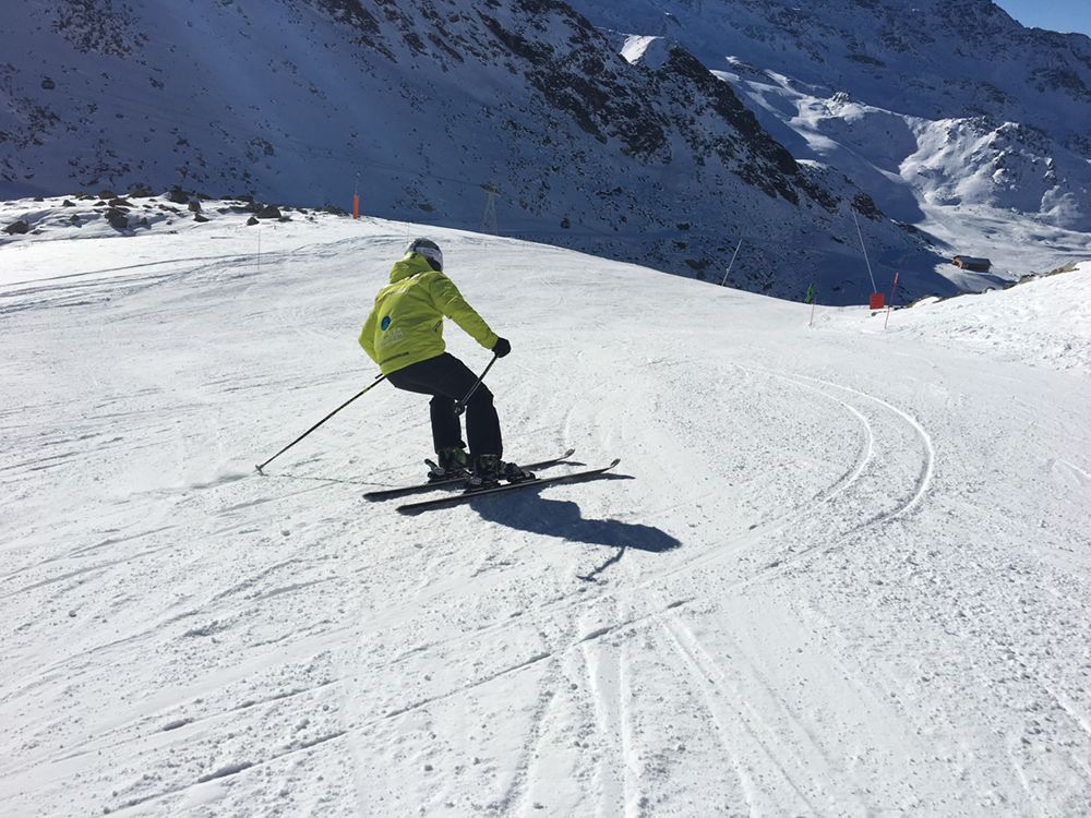 Esquiando en Valthorens