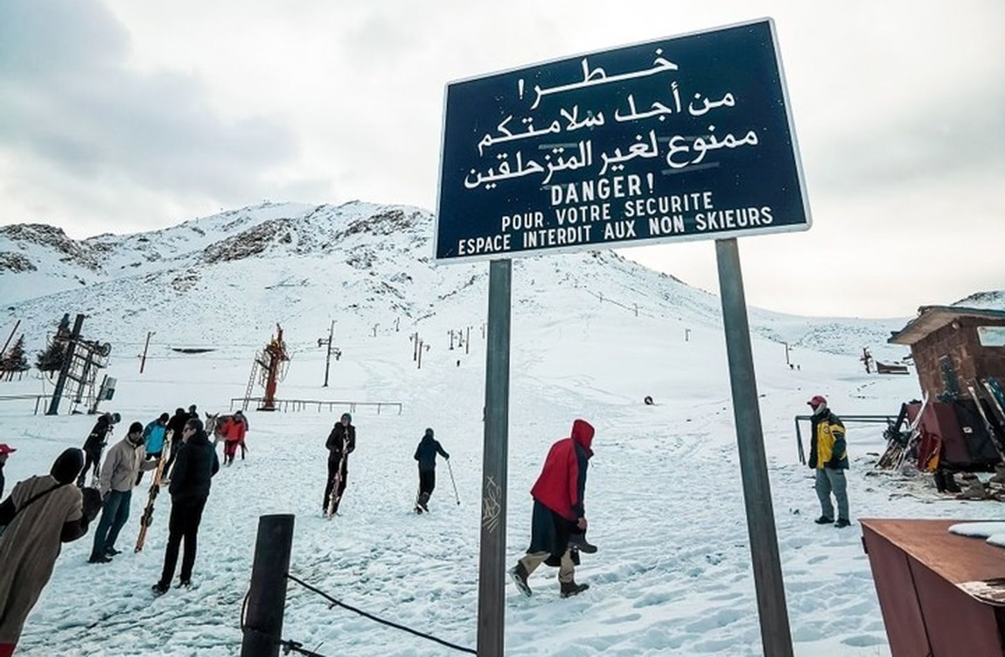 Marruecos registra una de sus peores temporadas de esquí y turismo de nieve