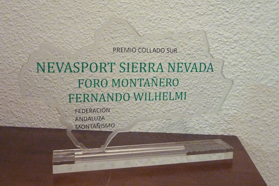 Premio otorgado al Foro Montañero de Fernando Wilhelmi
