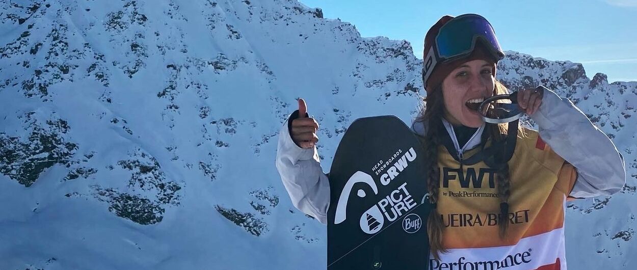 Núria Castán se proclama subcampeona del Snowboard Freeride World Tour 2024