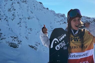 Núria Castán se proclama subcampeona del Snowboard Freeride World Tour 2024