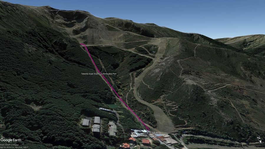Vista Google Earth La Pinilla Verano 2022