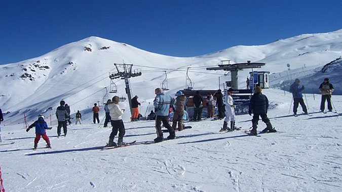 Valle Nevado, foto de archivo
