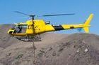 Sierra Nevada usa un helicóptero para la revisión de sus remontes