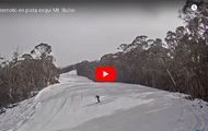 Así es esquiar mientras te sacude el terremoto de esta mañana en Australia