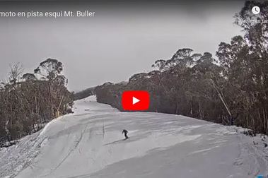 Así es esquiar mientras te sacude el terremoto de esta mañana en Australia