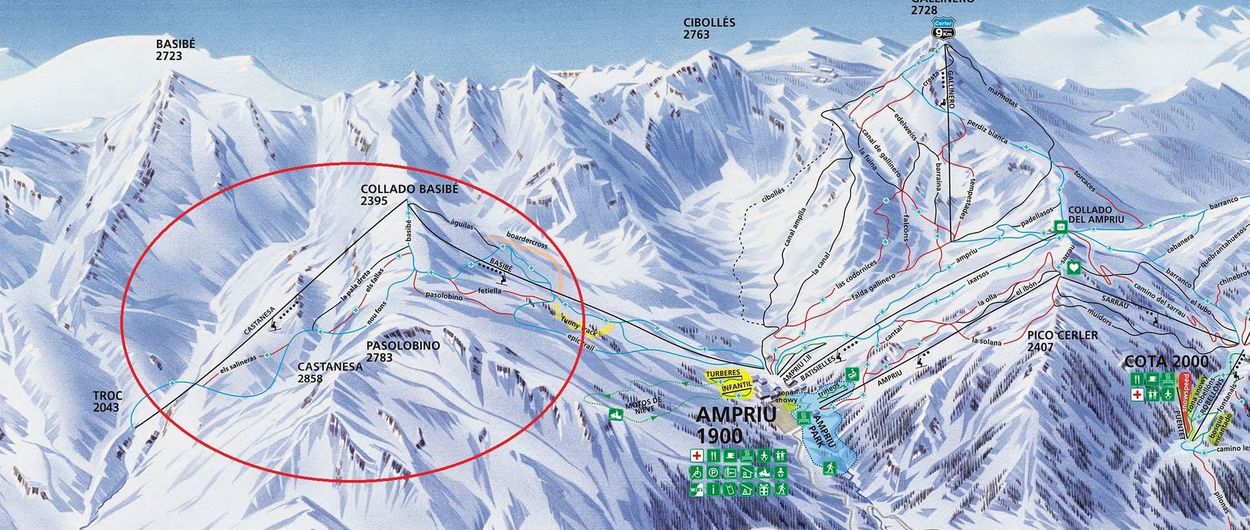 Cerler aumenta su área esquiable hasta los 80 kilómetros de pistas