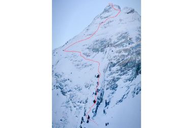 Aymar Navarro logra un descenso integral en esquís del Tuc de Sarrahèra
