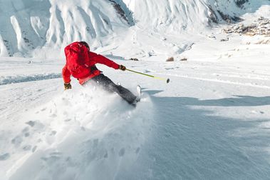 Nevando en Val d'isère 