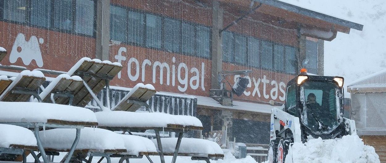 Aramón incrementa mucho sus kms esquiables gracias al nevadón