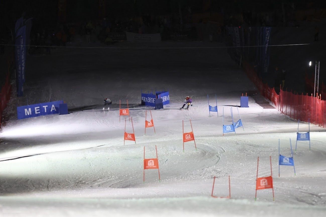 competición de slalom paralelo Baqueira Beret