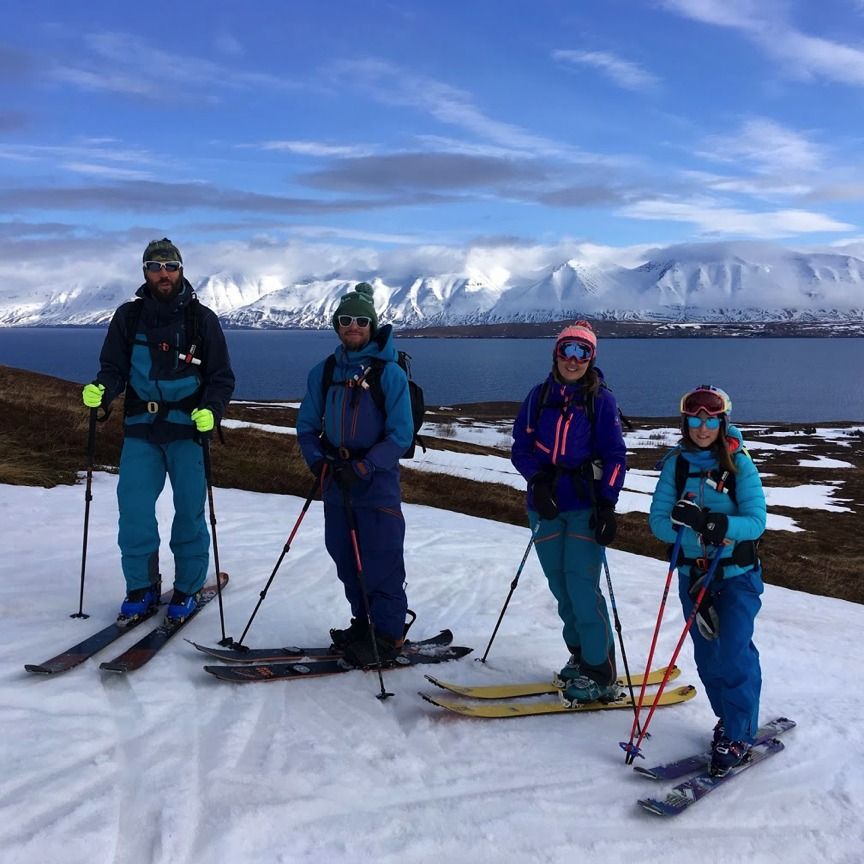 Esquiando en la Península Troll (Islandia)