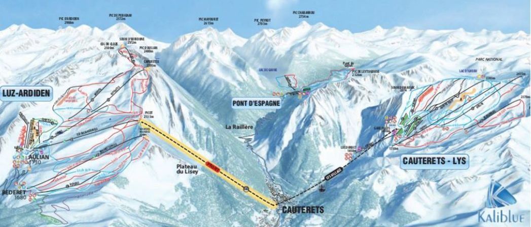 Malas noticias para el telecabina entre las estaciones de esquí de Luz y Cauterets