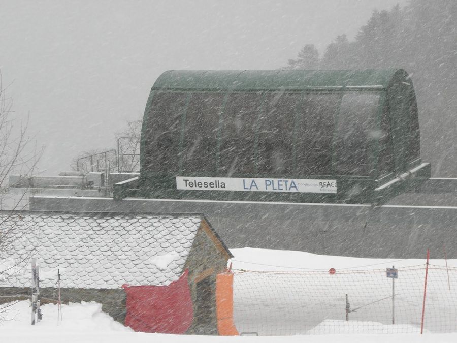 Telecadira Pleta del Prat a l'estació d'esquí de Tavascan