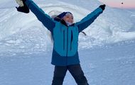 La niña más joven que ha esquiado en los siete continentes