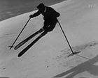 Los primeros esquiadores modernos grabados en movimiento 