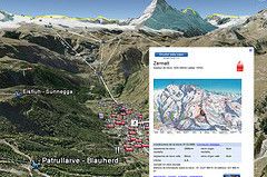 Google Earth invade los Alpes...