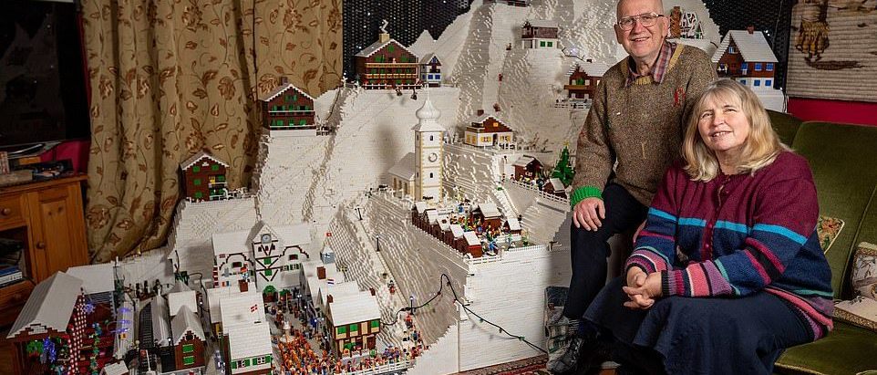 Una estación de esquí construida con.... 400.000 piezas de LEGO!
