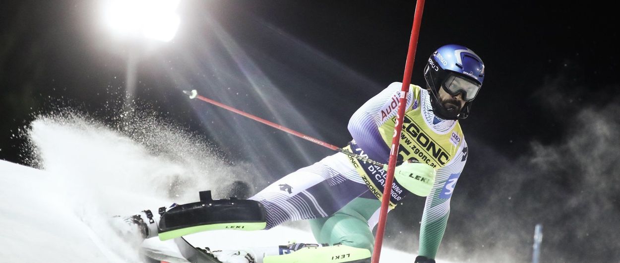Joaquim Salarich repite magnífico resultado en el slalom nocturno de Madonna di Campiglio