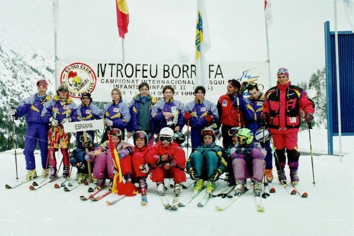 Trofeu Borrufa 1996, equipo español con Carolina Ruiz