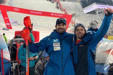 Quim Salarich y Juan del Campo siguen mejorando en la World Ski Cup