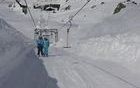 Folgefonn abre con espesores de 10 metros de nieve
