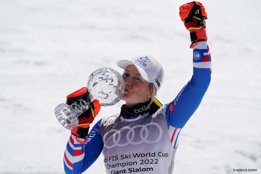 Tessa Worley Globo de Cristal Copa del Mundo de esquí