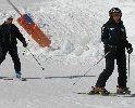 Curso de guías de esquí para ciegos en San Isidro
