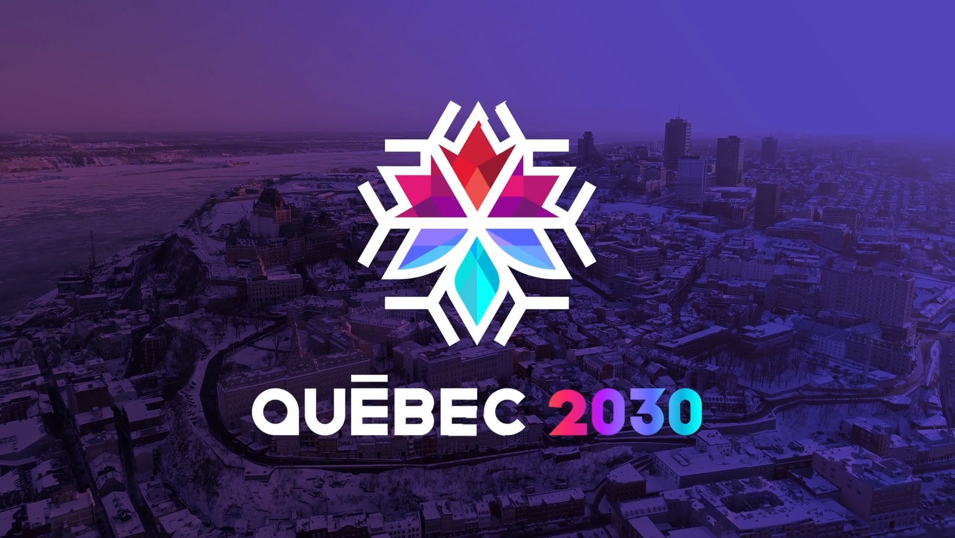 Logo de Quebec 2030 Juegos Olímpicos de invierno