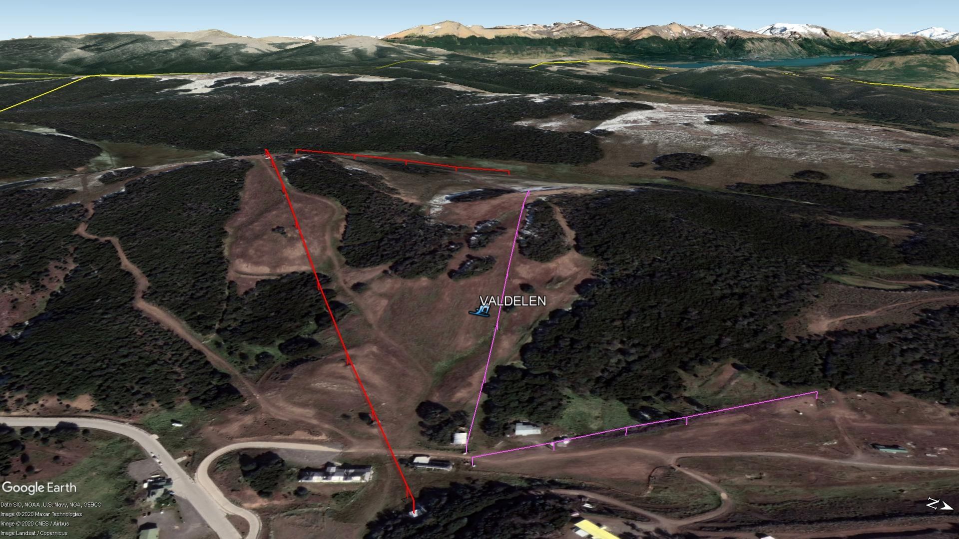 Vista Google Earth Valdelen 2020