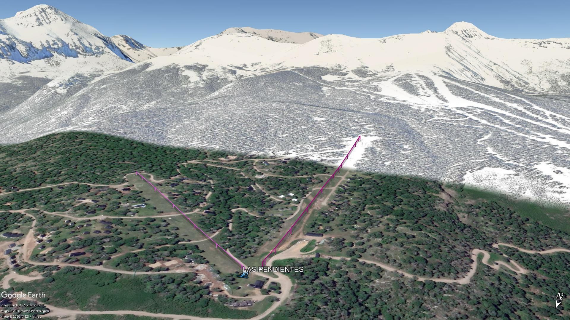 Vista Google Earth Las Pendientes 2020