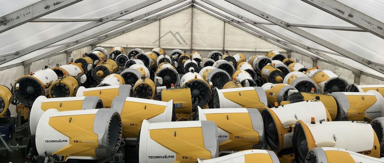105 nuevos cañones de nieve para la estación de esquí de Sierra Nevada