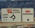 La carretera a Andorra está entre las cinco más peligrosas de España
