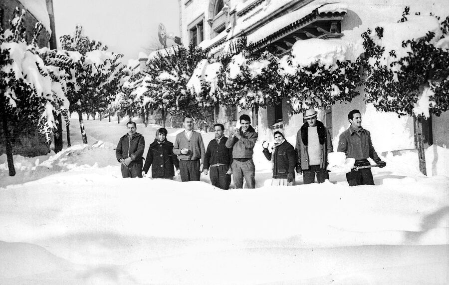 Imágenes de la gran nevada de 1962