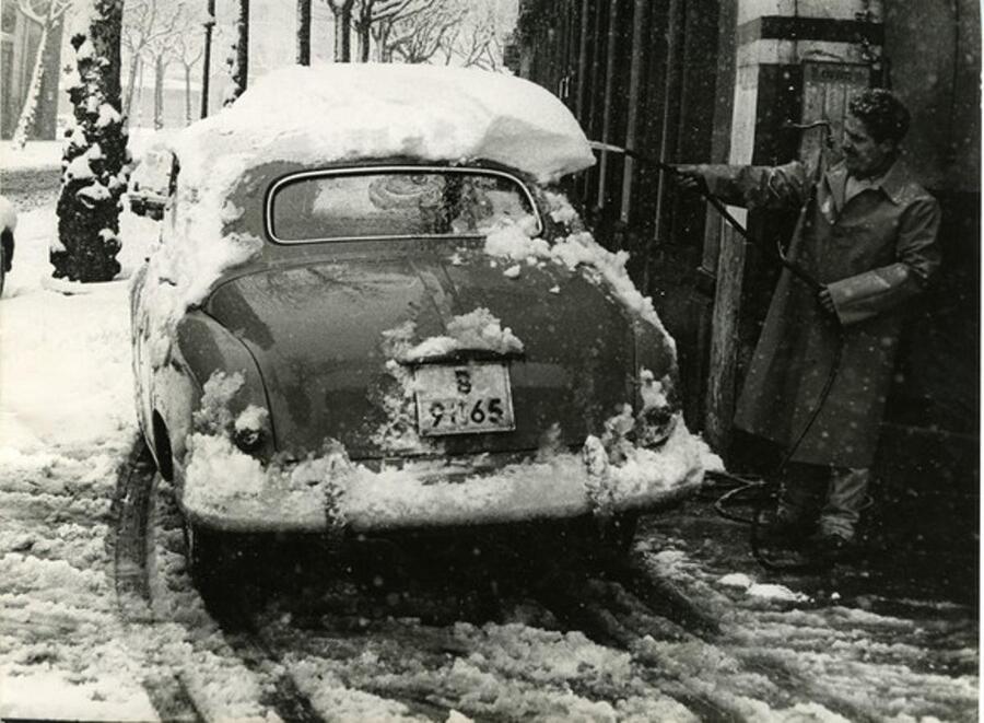 Imágenes de la gran nevada de 1962