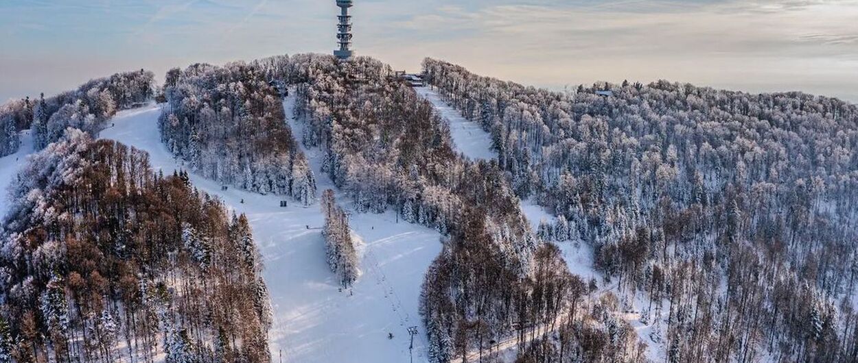 Sljeme se colapsa tras decidir ofrecer esquí gratis toda la temporada