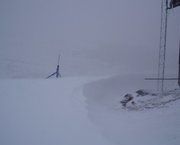 La nieve y el viento los protagonistas hoy en Candanchú