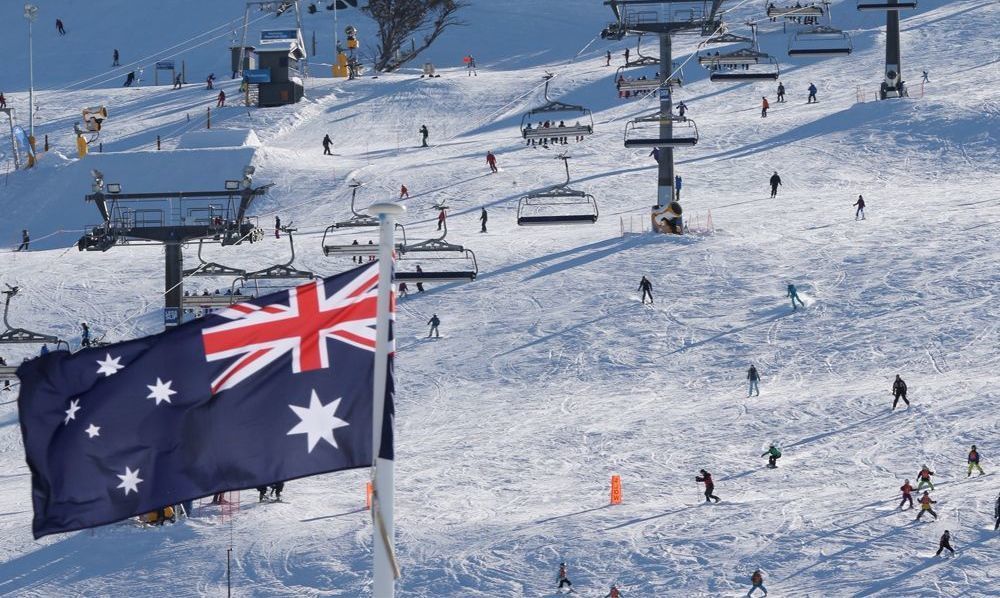 Australia ski flag