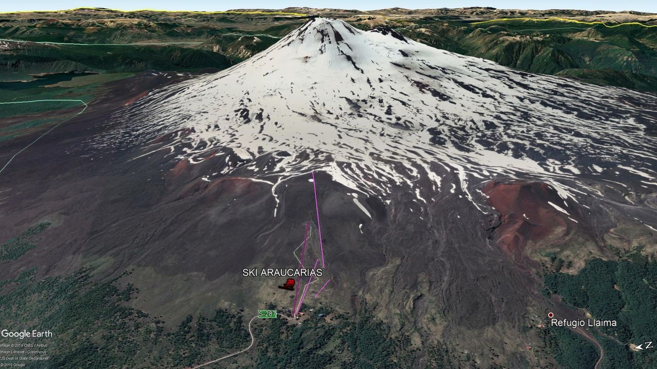 Vista Google Earth Ski Araucarias 2019