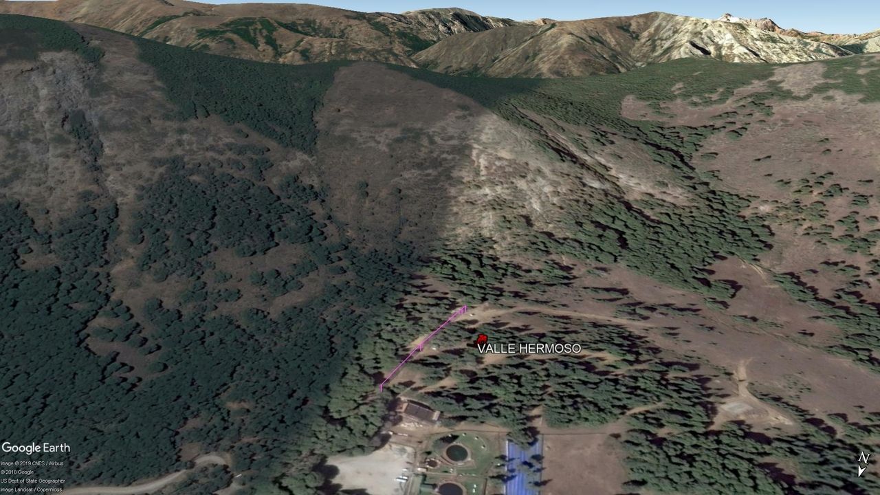 Vista Google Earth Valle Hermoso 2019