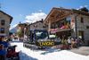 Livigno ha organizado una competición de esquí con nieve en pleno agosto