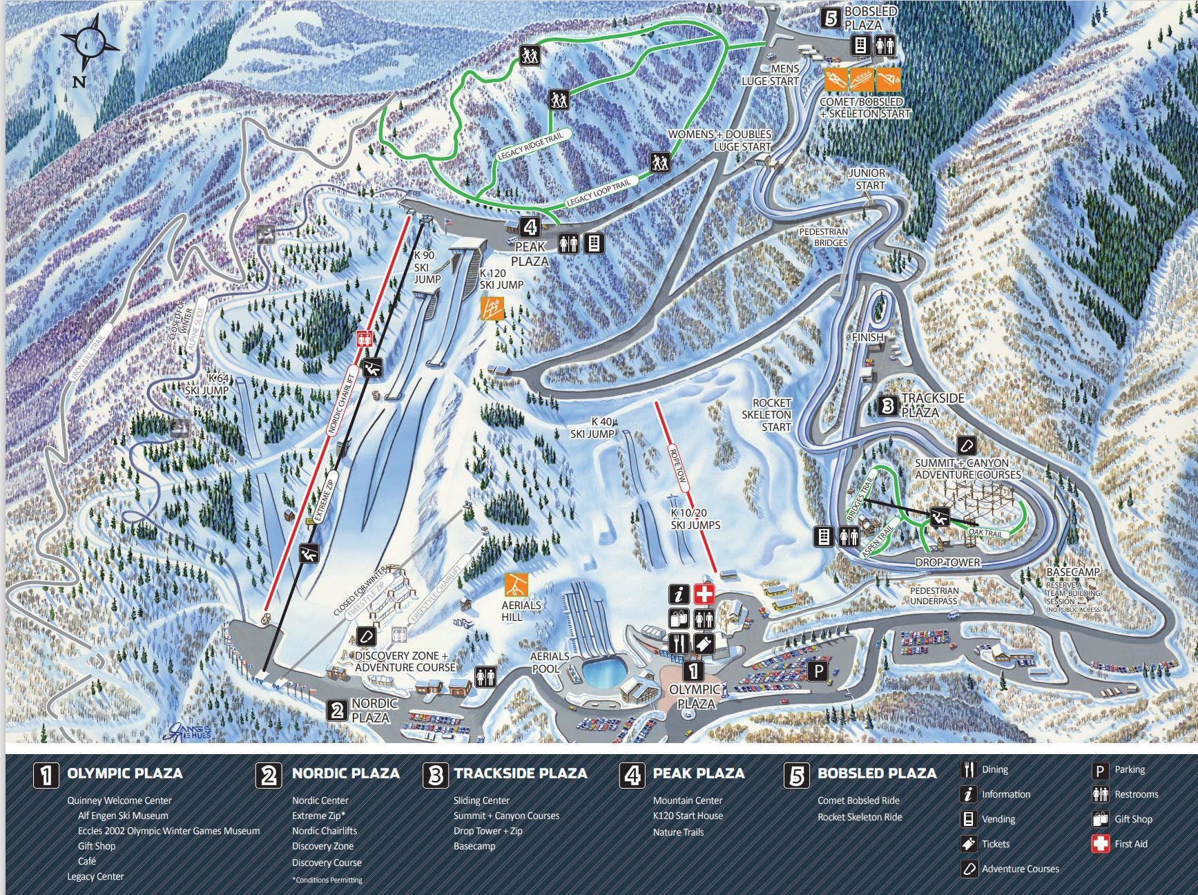Utah Olympic Park Map