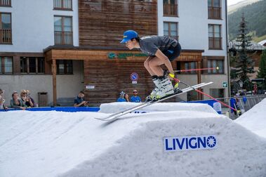 En pleno verano Livigno organiza varias competiciones de esquí sobre nieve