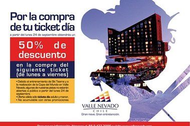Promoción  Tickets en Valle Nevado (2007)
